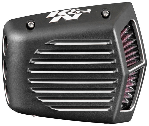 K&N Street Metal Intake System for 08-16 Harley Davidson Touring Models - Shaker Black - RK-3951