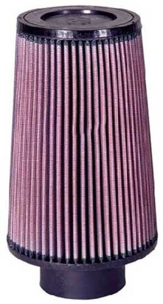 K&N Filter Universal Rubber Filter 3.25  Flange 5.5 Base 4.6875 Top 8 Height - RU-5122