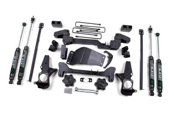 Zone Offroad 01-10 GM K2500 HD 6in Suspension System - ZONC4N