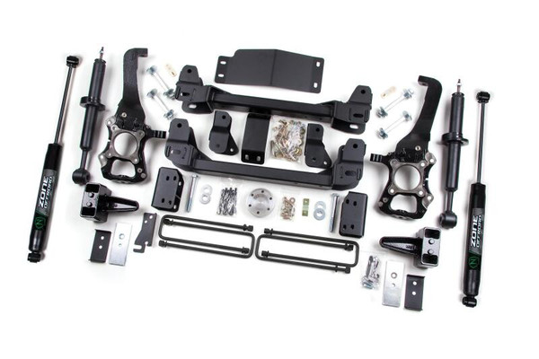 Zone Offroad 09-13 Ford F-150 6in Suspension System - 4in Rear Block - ZONF75N