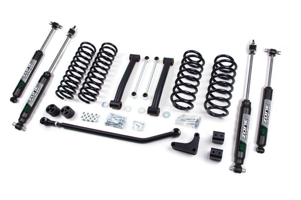Zone Offroad 99-04 Jeep WJ 4in Suspension System - ZONJ17N