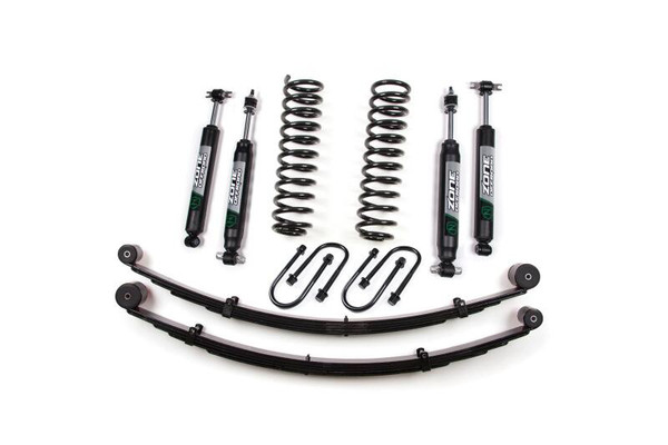 Zone Offroad 84-01 Jeep XJ 3in w/ Rear Springs-Chrysler 8.25 - ZONJ21N