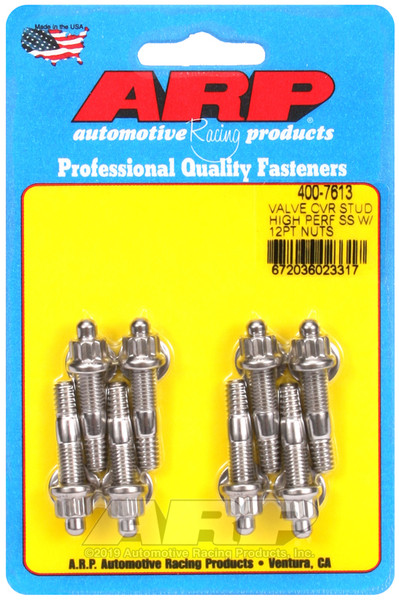 ARP Hi-Perf SS 12pt Valve Cover Stud Kit - 400-7613