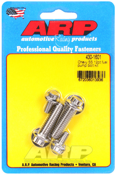 ARP Chevy SS 12pt Fuel Pump Bolt Kit - 430-1601