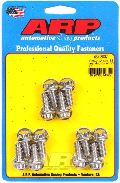 ARP Chevy 12-Bolt SS Rear End Cover Bolt Kit - 437-3002