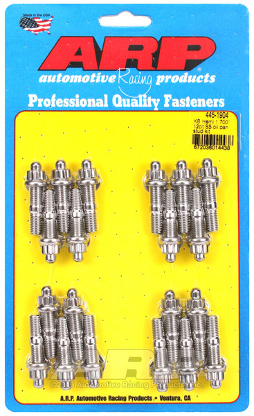 ARP KB Hemi 1.700in SS 12pt Oil Pan Stud Kit - 445-1904