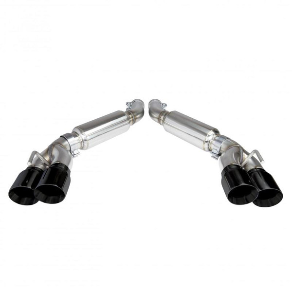 Kooks 2016 + Chevrolet Camaro SS LT1 3in Axle Back Exhaust System w/ Mufflers and Black Quad Tips - 22606260