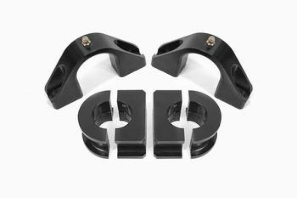 BMR Universal 1.25in Delrin Bushing Kit (For Billet Sway Bar Mounts) - Black - SBB010