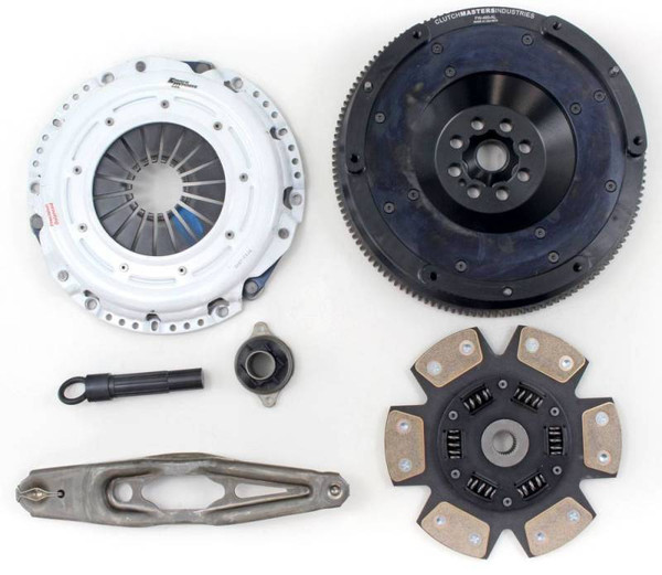 Clutch Masters 14-19 Mini Cooper 1.5L Turbo FX400 6-Puck Clutch Kit w/ Aluminum Flywheel - 03465-HDC6-AK