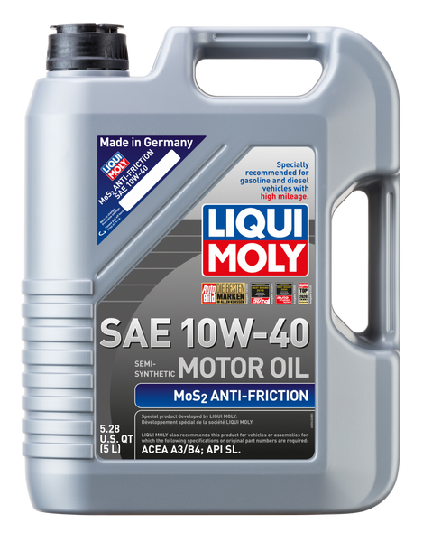 LIQUI MOLY 5L MoS2 Anti-Friction Motor Oil 10W40 - 2043