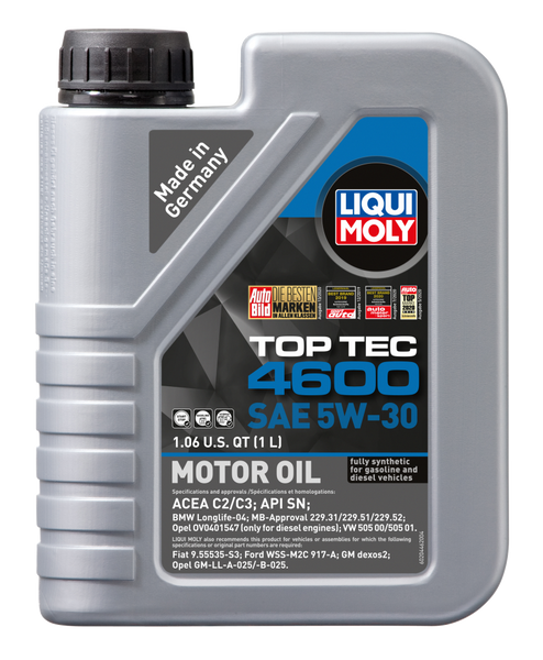 LIQUI MOLY 1L Top Tec 4600 Motor Oil 5W30 - 20446