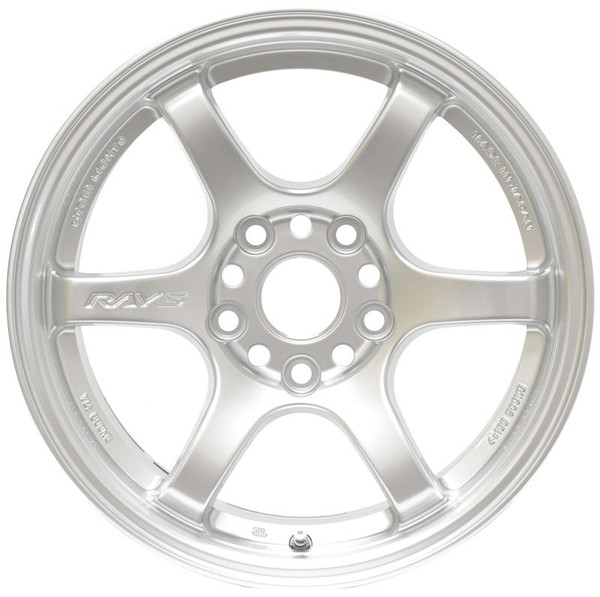 Gram Lights 57DR 15x8.0 +28 4-100 Sunlight Silver Wheel - WGIE28AS