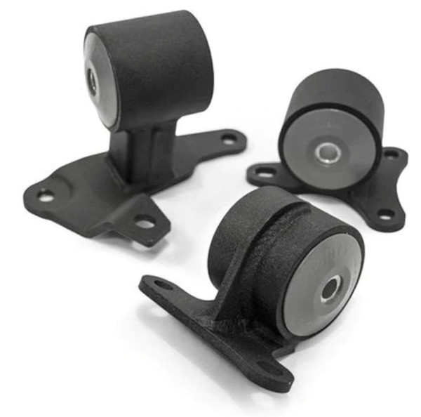 Innovative 90-93 Accord H/F Series Black Steel Mounts 95A Bushings (Auto to Manual) - 29359-95A