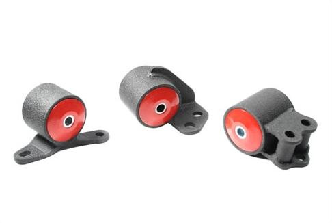 Innovative 90-93 Integra B-Series Black Steel Mounts 75A Bushings (Cable to Hydro Conversion) - 49351-75A