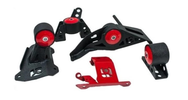 Innovative 12-15 Lotus EXIGE V6 Black Steel Mounts 85A Bushings - 61550-85A