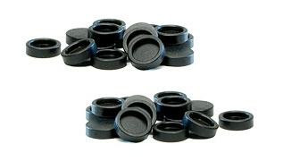 Manley Wear Caps .3130in stem valves (8mm) (8pcs.) - 42125-8