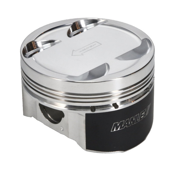 Manley 90-94 Eclipse (6 Bolt 4G63T) 85.5mm +.5mm Over Bore 9.0:1 Dish Piston Set w/ Rings - 605105C-4