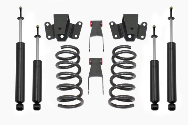MaxTrac 97-03 Ford F-150 2WD V8 2in/4in Lowering Coil Kit - K333524-8