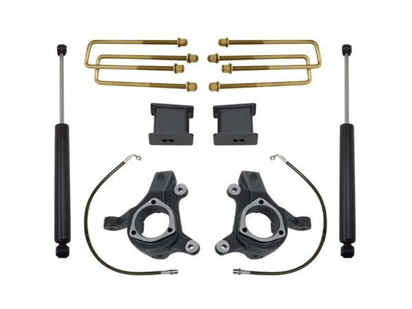 MaxTrac 07-16 GM C1500 2WD w/Cast Steel Susp. 3in/1in Spindle Lift Kit w/MaxTrac Shocks - KS881332