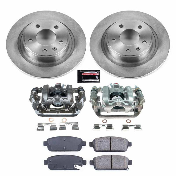 Power Stop 14-16 Cadillac ELR Rear Autospecialty Brake Kit w/Calipers - KCOE5552B