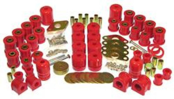 Prothane 07-11 Jeep Wrangler Total Kit - Red - 1-2018