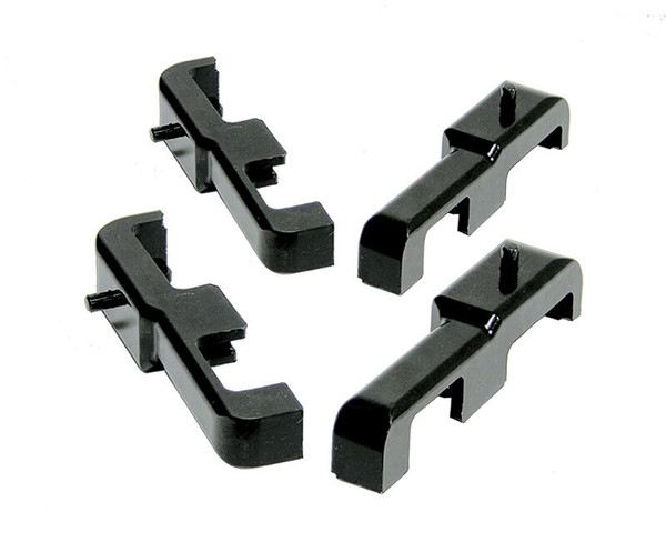 Prothane 84-89 Chevy Corvette C4 Radiator Insolators - Red - 7-1718