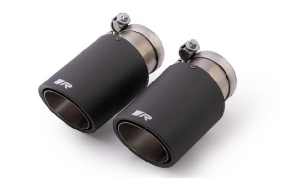 Remus Carbon 84mm Angled Titanium Internals Tail Pipe Set (Pair) - 0026 83CTSR