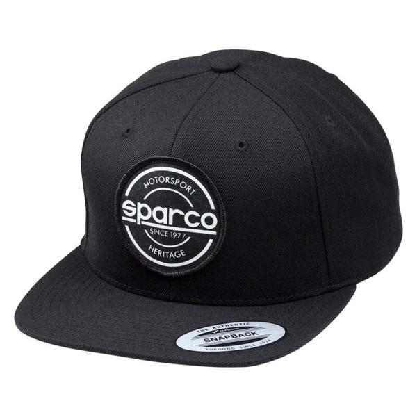 Sparco Cap S-Patch Snapback Black - SP21N