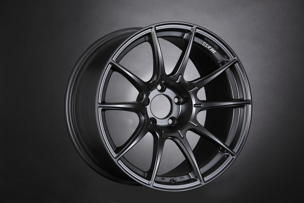 SSR GTX01 17x7 4x100 42mm Offset Flat Black Wheel - XA17700+4204CMB