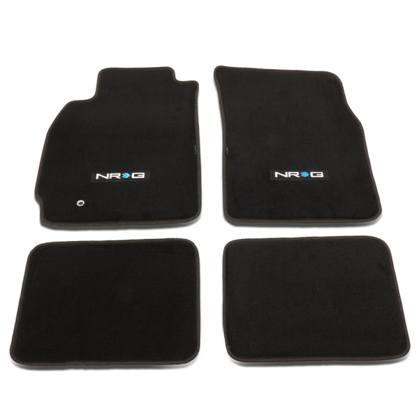 NRG Floor Mats - 03-05 Evo 8 (Evolution Logo) - 4pc. - FMR-500