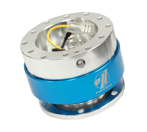 NRG Quick Release - Black Body/ Blue Chrome Ring - SRK-100BL