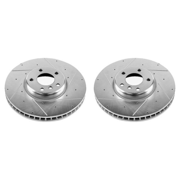 Power Stop 10-17 BMW 535i GT Front Evolution Drilled & Slotted Rotors - Pair - EBR1230XPR