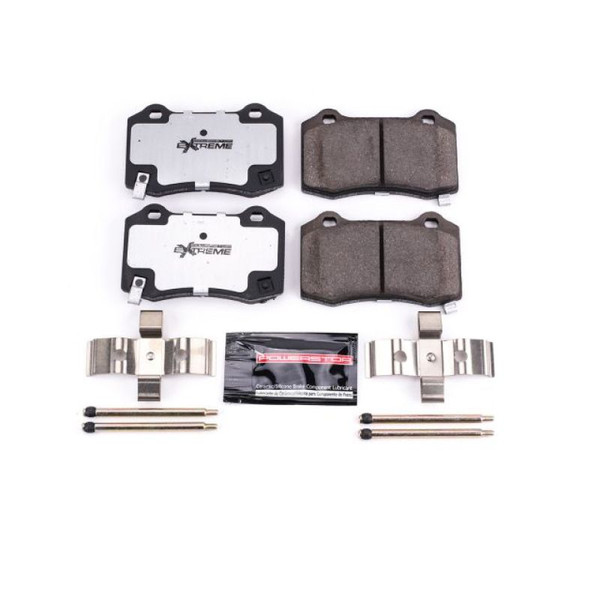 Power Stop 04-07 Cadillac CTS Rear Z26 Extreme Street Brake Pads w/Hardware - Z26-1053