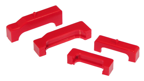 Prothane 88-98 Chevy Truck Small Block Radiator Insolators - Red - 7-1713