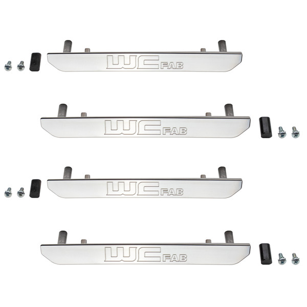 Wehrli 2020+ GMC 2500/3500HD Fender Flare Marker Light Delete Kit w/Logo - Raw Finish - WCF100390