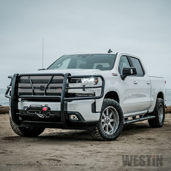 Westin Chevrolet Silverado 1500 19-21 (Excl. 2019 Silverado LD) HDX Winch Mount Grille Guard - 57-93955