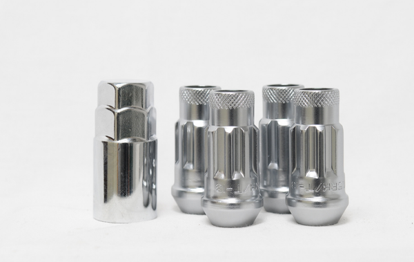 Wheel Mate Monster Open End Lug Nut Set of 4 - Chrome 1/2in - 33005C