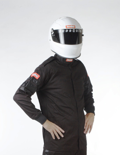 RaceQuip Black SFI-1 1-L Jacket - 4XL - 111009