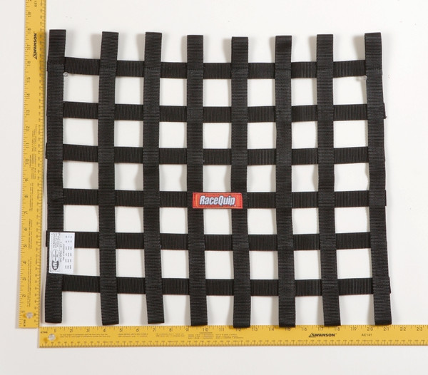RaceQuip Black 18 X 21 SFI Ribbon Net - 726004