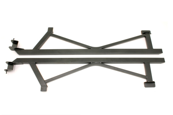 BMR 05-14 S197 Mustang Weld-On Boxed Subframe Connectors - Black Hammertone - SFC011H