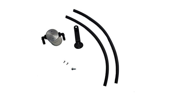 J&L 19-22 Ford/Lincoln SUVs & Trucks w 2.0 EcoBoost Driver Side Oil Separator 3.0 - Clear Anodized - 3044D-C