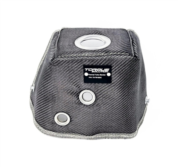 Torque Solution 2017+ Honda Civic Type-R FK8 Thermal Downpipe Blanket (Carbon Fiber) - TS-TB-659C