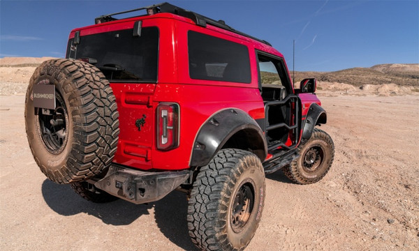 Bushwacker 21-22 Ford Bronco (2 Door) Pocket Style Fender Flares - 4pc Smooth - 20965-02