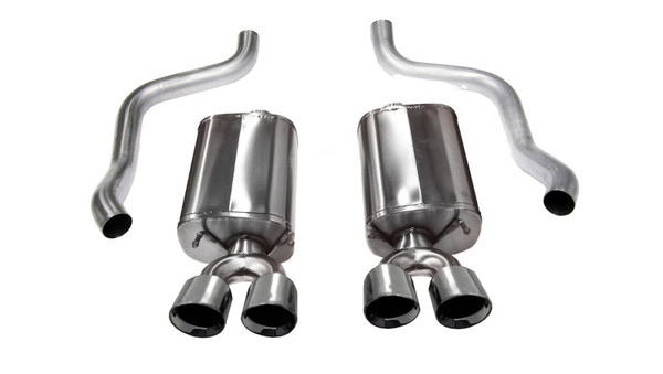 Corsa 09-13 Chevrolet Corvette C6 6.2L V8 Polished Sport Axle-Back Exhaust - 14108