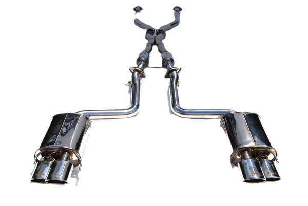 Invidia 14+ Lexus RCF Q300H w/ Rolled Stainless Steel Tips Cat-Back Exhaust - HS14LRF3SH