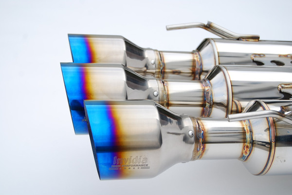 Invidia 17+ Honda Civic SI Coupe Gemini Triple Titanium Tip Cat-back Exhaust - HS17CS27GM3ST