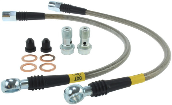 StopTech 01-05 Audi Allroad Rear Stainless Steel Brake Line Kit - 950.33505
