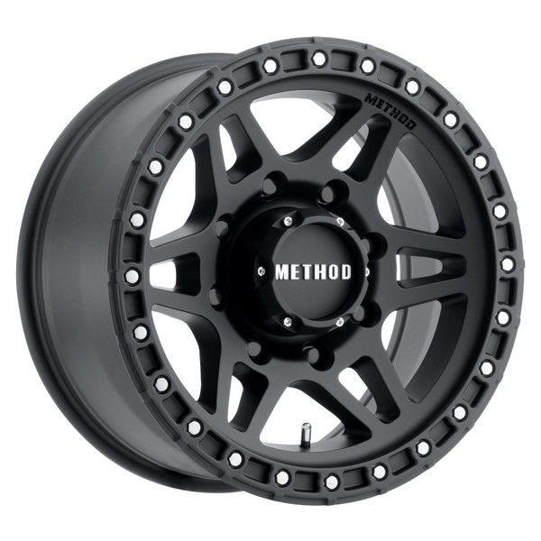 Method MR312 17x8.5 0mm Offset 8x6.5 130.81mm CB Matte Black Wheel - MR31278580500