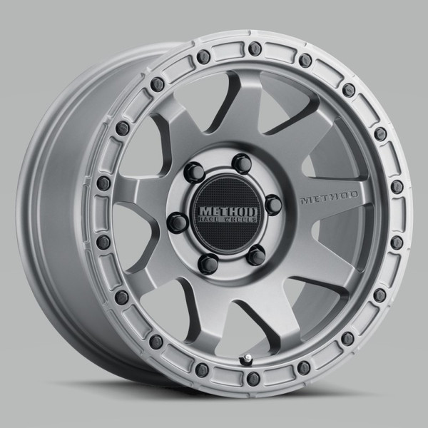 Method MR317 17x8.5 0mm Offset 6x5.5 106.25mm CB Matte Titanium Wheel - MR31778560800