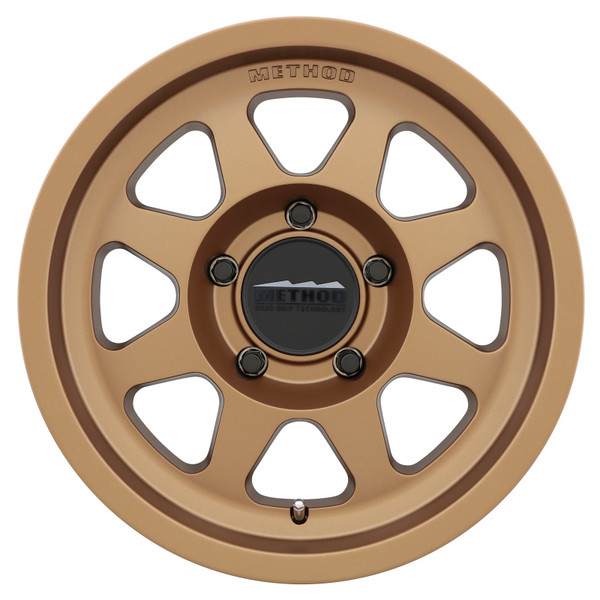 Method MR701 17x8.5 0mm Offset 5x5 71.5mm CB Method Bronze Wheel - MR70178550900